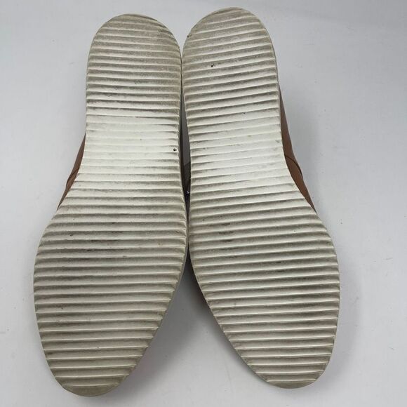 Michael Kors Dakota Women's Luggage White Leather Studded Loafers Shoes Size 10 - Picture 4 of 5